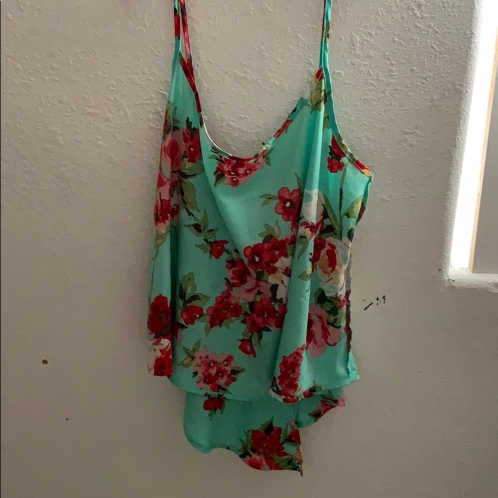 Floral camisole blouse